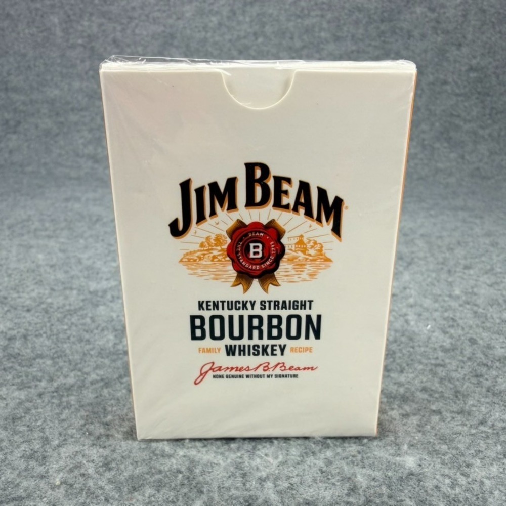 Jim Beam Kentucky Straight Bourbon Whiskey Playing Cards Deck Sealed Advertising